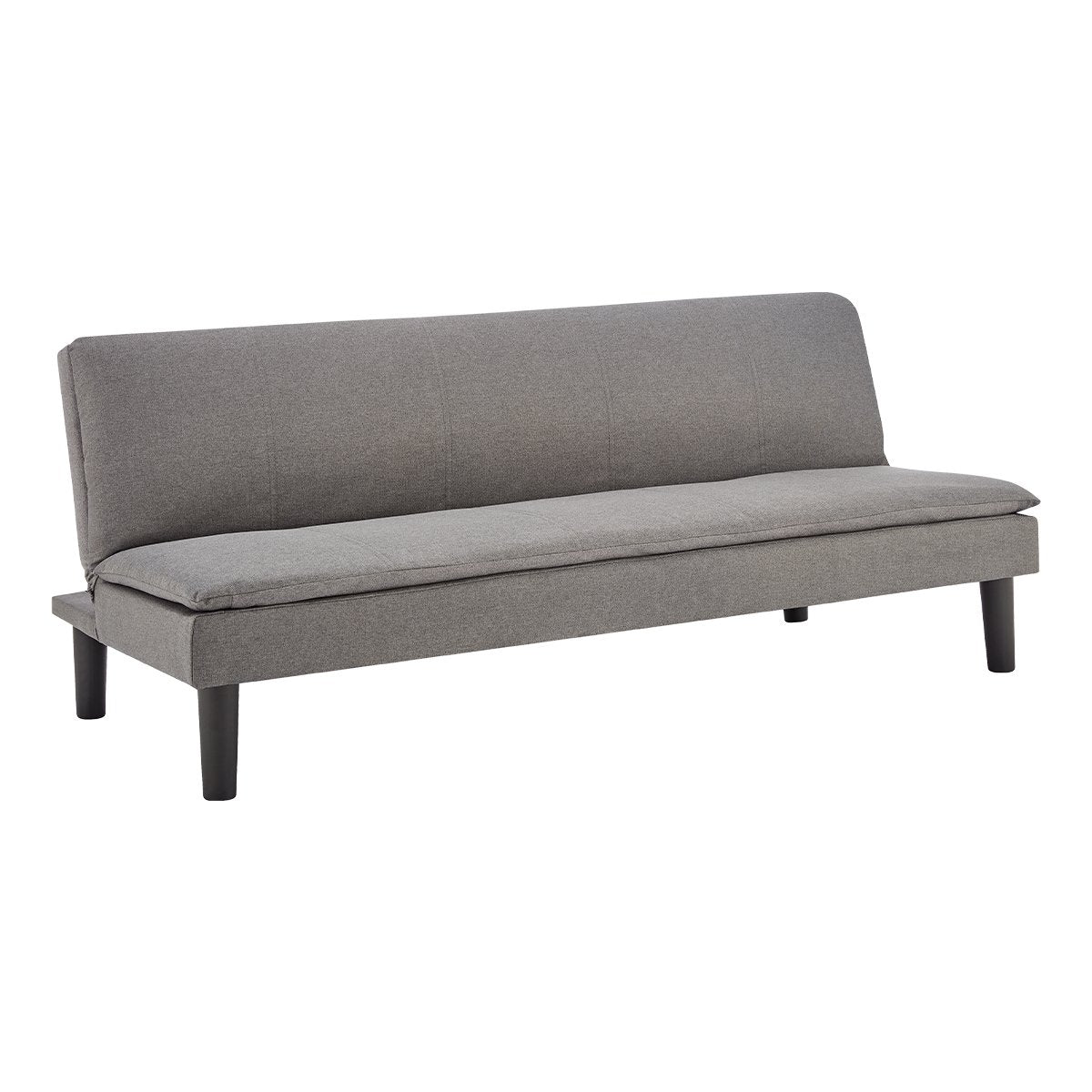 Sarantino 3 Seater Modular Faux Linen Fabric Sofa Bed Couch -Dark Grey