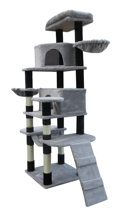 Catify 161 cm Cat Scratching Post Tree Scratcher Pole-Little Grey