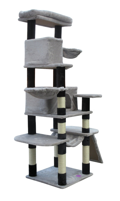 Catify 161 cm Cat Scratching Post Tree Scratcher Pole-Little Grey