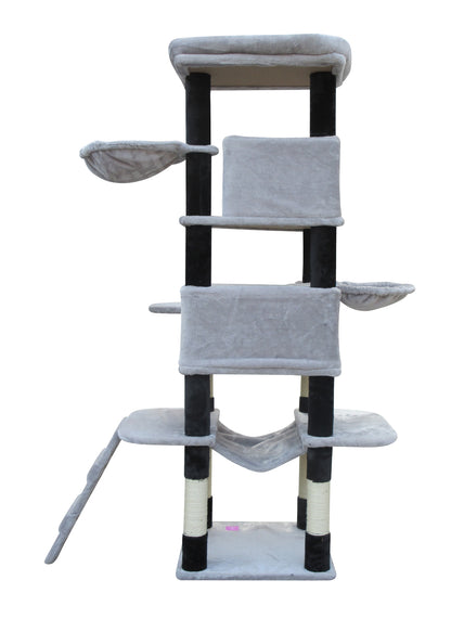 Catify 161 cm Cat Scratching Post Tree Scratcher Pole-Little Grey