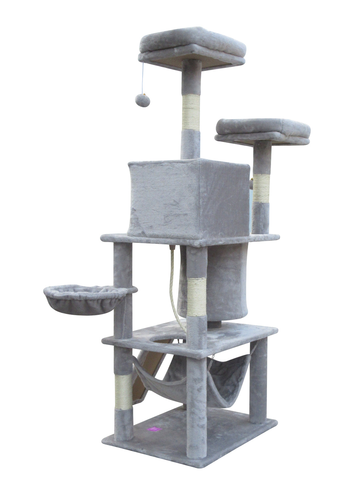 Catify Large Cat Scratching Post Tree Scratcher Pole-Little Grey