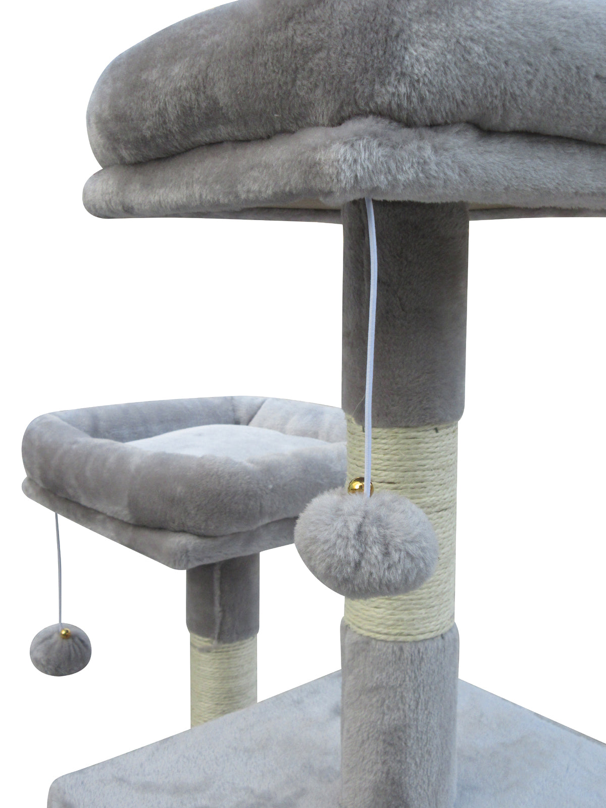 Catify Large Cat Scratching Post Tree Scratcher Pole-Little Grey