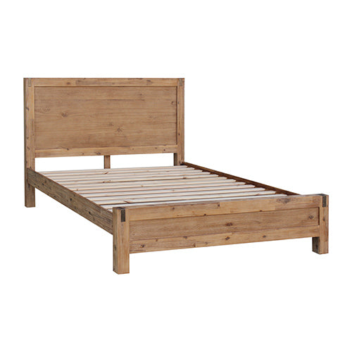 Australian King Single Bed Frame - Solid Wood Acacia Veneer and Oak Timber in Brisbane