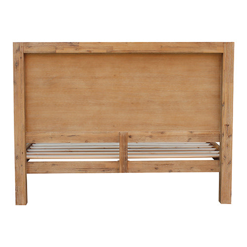 Perth King Single Size Bed Frame - Solid Wood Veneered Acacia with Oak Timber Slats