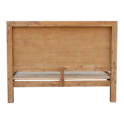 Perth King Single Size Bed Frame - Solid Wood Veneered Acacia with Oak Timber Slats