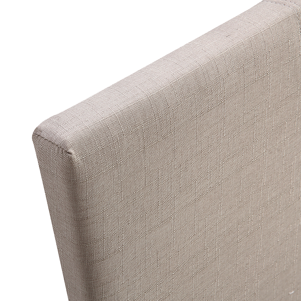 Tokyo King Linen Fabric Bed Frame Beige