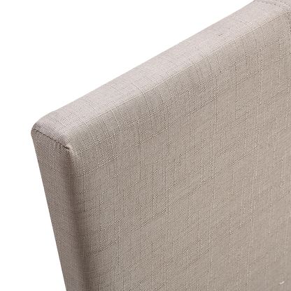 Tokyo King Linen Fabric Bed Frame Beige