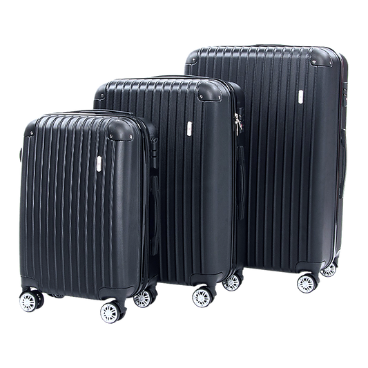 Delegate Suitcases Luggage Set 20" 24" 28"Carry On Trolley TSA Travel Bag