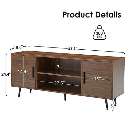 Modern TV Cabinet Entertainment Unit Stand Storage