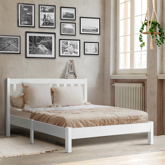 Mimosa Double Full Size Wooden Bed Frame SOFIE Pine Timber Mattress Base Bedroom