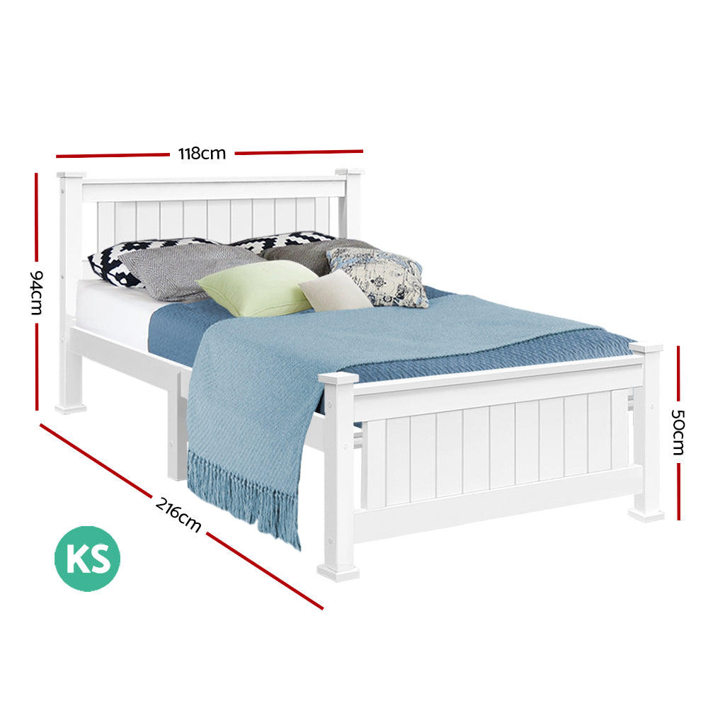 Stylish King Single Wooden Bed Frame Australia