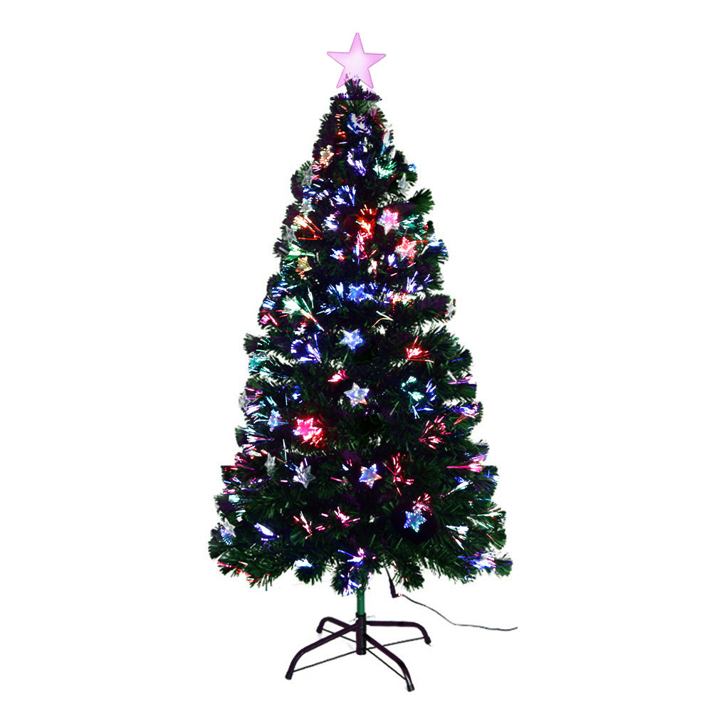 MerryPines Christmas Tree 1.2M LED Xmas trees with Lights Multi Colour