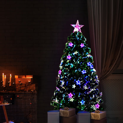 MerryPines Christmas Tree 1.2M LED Xmas trees with Lights Multi Colour