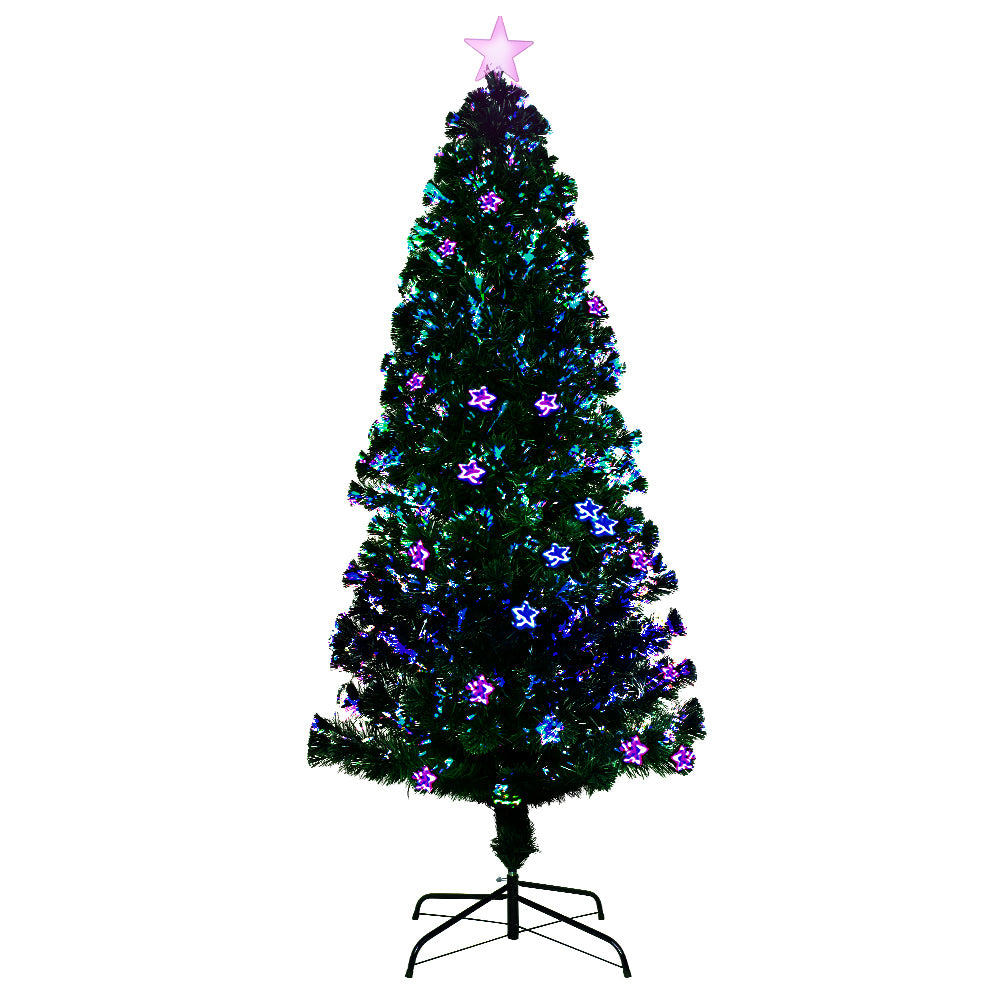 MerryPines Christmas Tree 1.8M LED Xmas trees with Lights Multi Colour