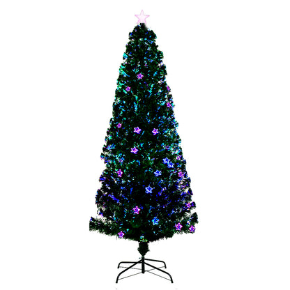 MerryPines Christmas Tree 2.1M LED Xmas trees with Lights Multi Colour