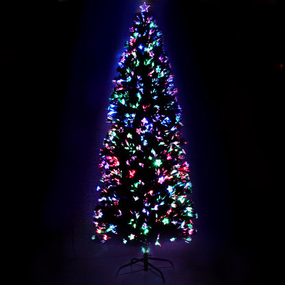 MerryPines Christmas Tree 2.4M LED Xmas trees with Lights Multi Colour