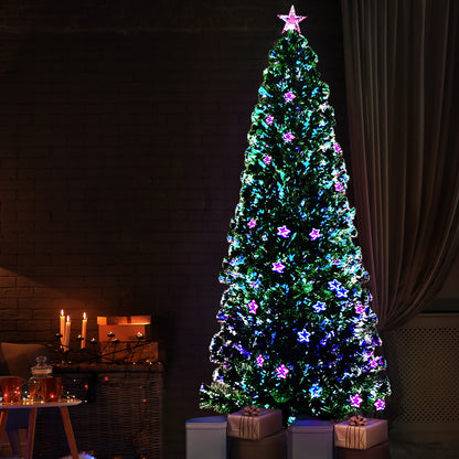 MerryPines Christmas Tree 2.4M LED Xmas trees with Lights Multi Colour