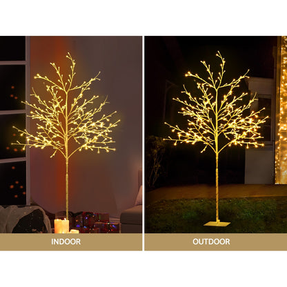 MerryPines Christmas Tree 1.5M 304 LED Trees With Lights Warm White