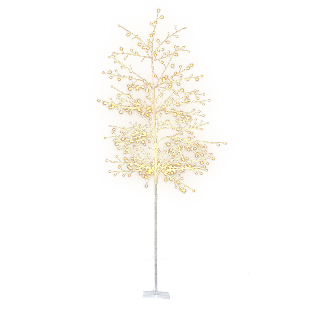 MerryPines Christmas Tree 2.1M 480 LED Trees With Lights Warm White