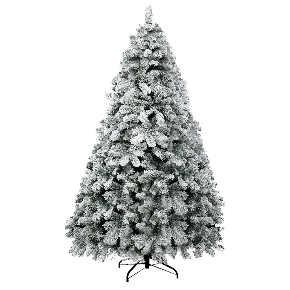 MerryPines Christmas Tree 1.8M Xmas Trees Decorations Snowy 520 Tips