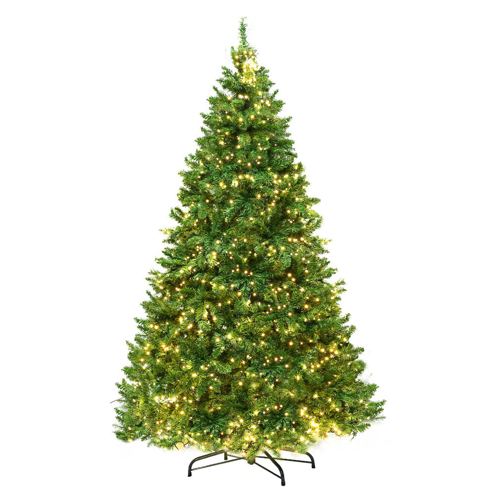 MerryPines Christmas Tree 1.8M With 874 LED Lights Warm White Green