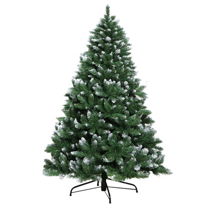 MerryPines Christmas Tree 1.8M Xmas Trees Decorations Snowy Green 800 Tips