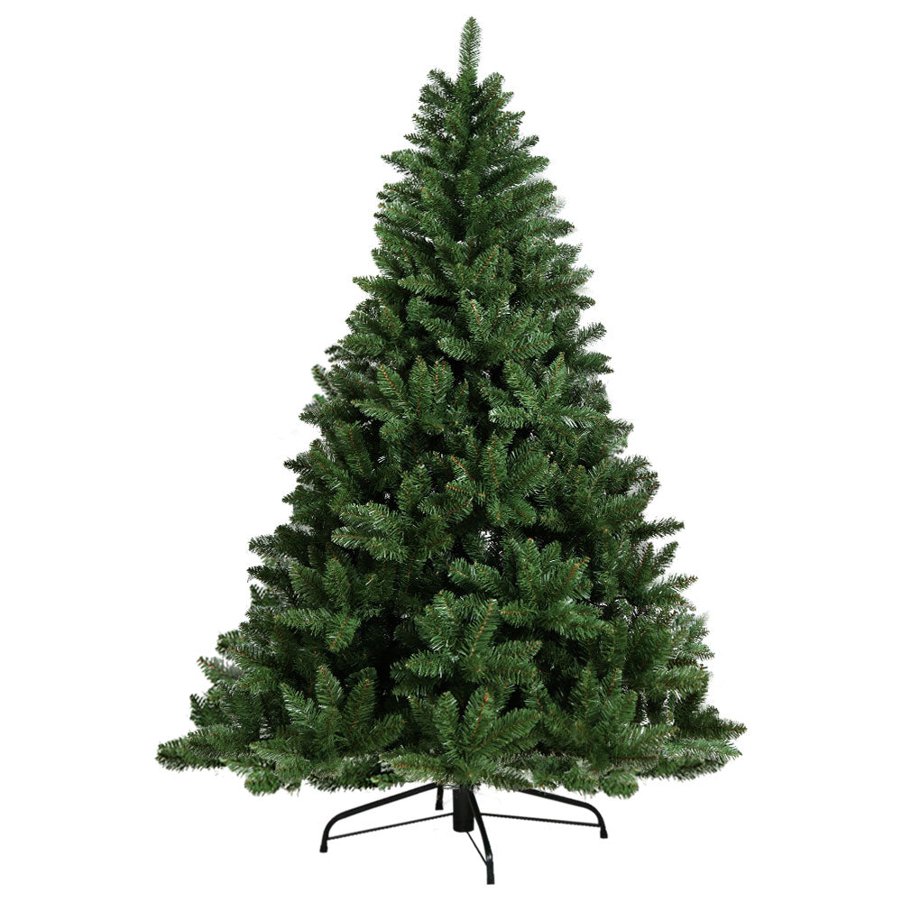 MerryPines Christmas Tree 2.4M Xmas Trees Green Decorations 1400 Tips